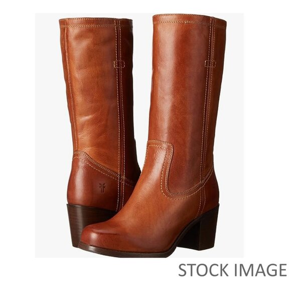 FRYE KENDALL PULL-ON BOOT in COGNAC – LIKE NEW!!! - Picture 5 of 14
